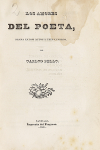 Los amores del poeta: drama en dos actos y tres cuadros