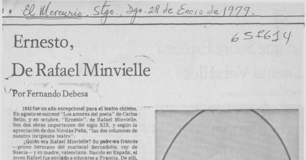 Ernesto, de Rafael Minvielle