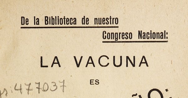 La vacuna es un engaño : su imposición, un crimen! : extracto de la obra que lleva este título