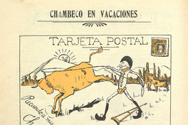 Chambeco en vacaciones. Tarjeta postal