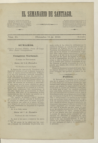 El Semanario de Santiago: número 24, 15 de diciembre de 1842