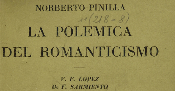 La polémica del romanticismo en 1842