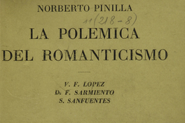 La polémica del romanticismo en 1842