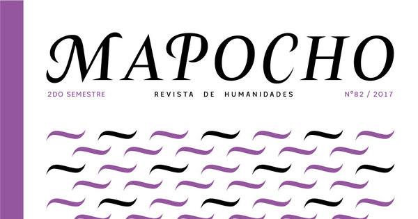 Mapocho : número 82, segundo semestre de 2017
