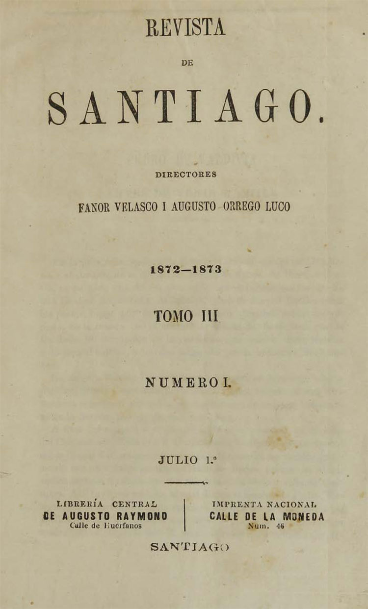 Revista del mes, 1 de agosto de 1873