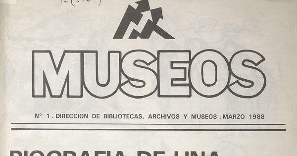 Museos número 1, marzo de 1988