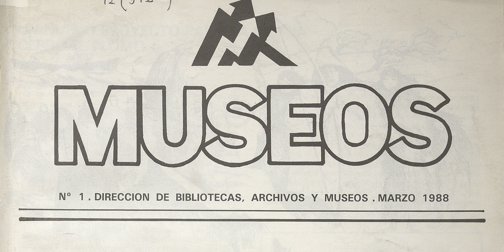 Museos número 1, marzo de 1988