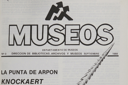 Museos: número 3, septiembre de 1988