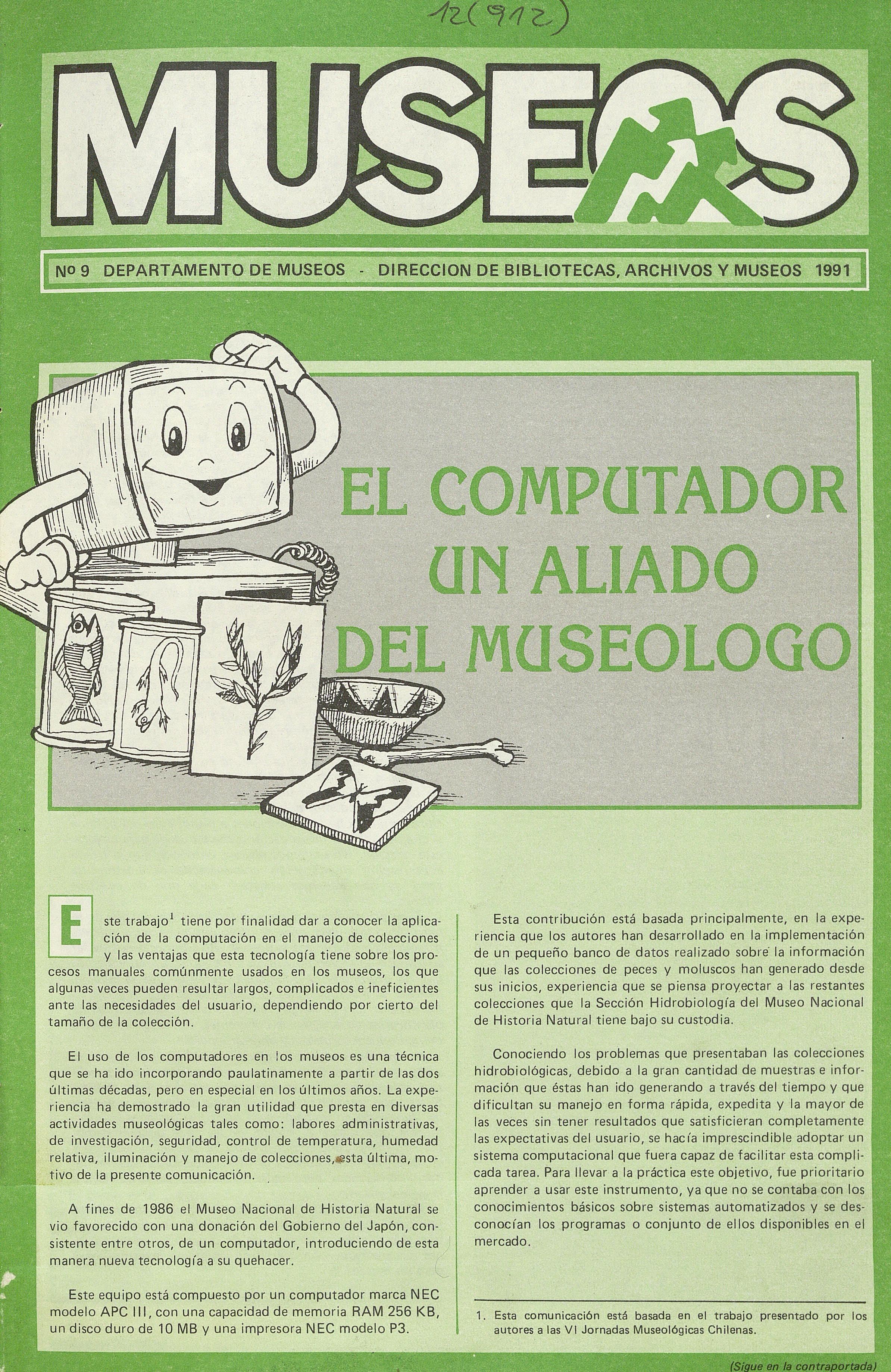 Museos: número 9, mayo de 1991