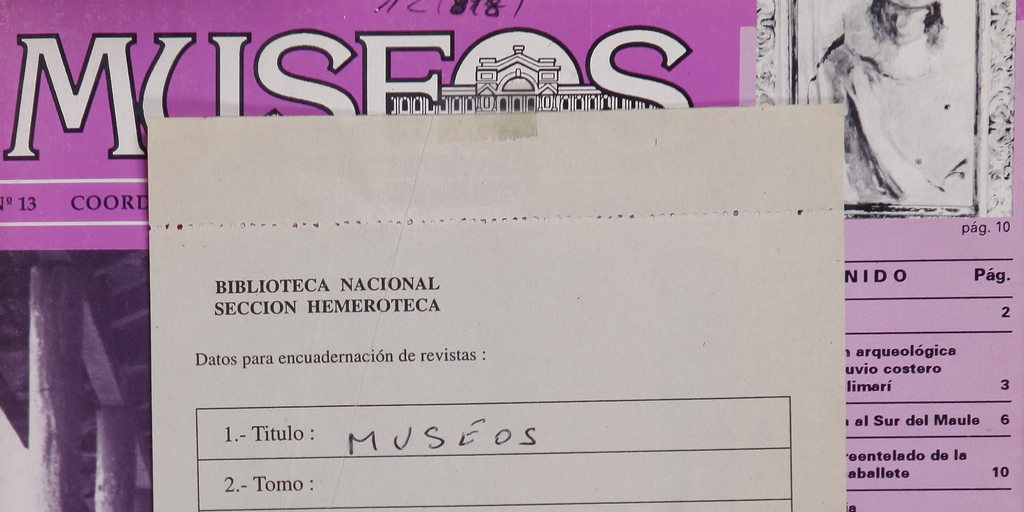 Museos: número 13, septiembre de 1992