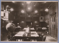 Guillermo Feliú Cruz en la Sala José Toribio Medina de la Biblioteca Nacional, 1925