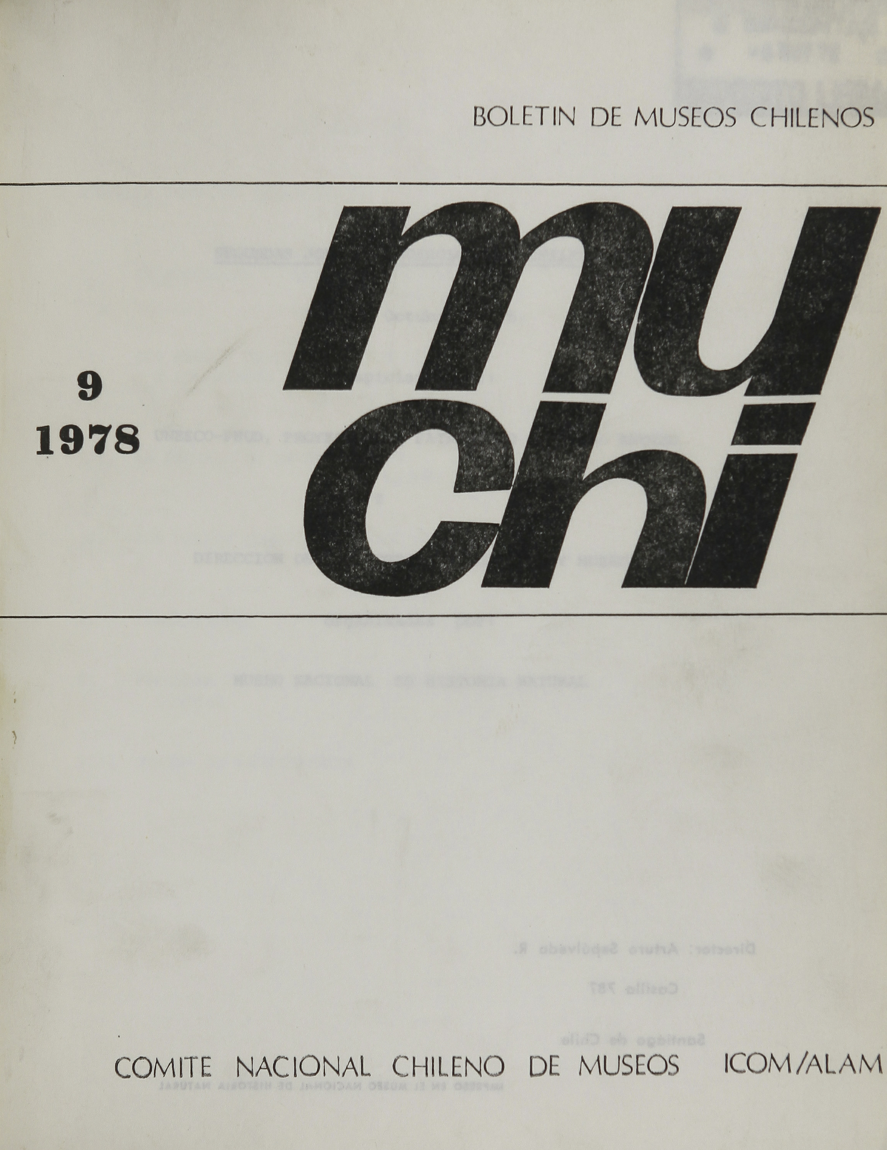 Actas de las Segundas Jornadas Museológicas Chilenas, 16-21 de octubre de 1978