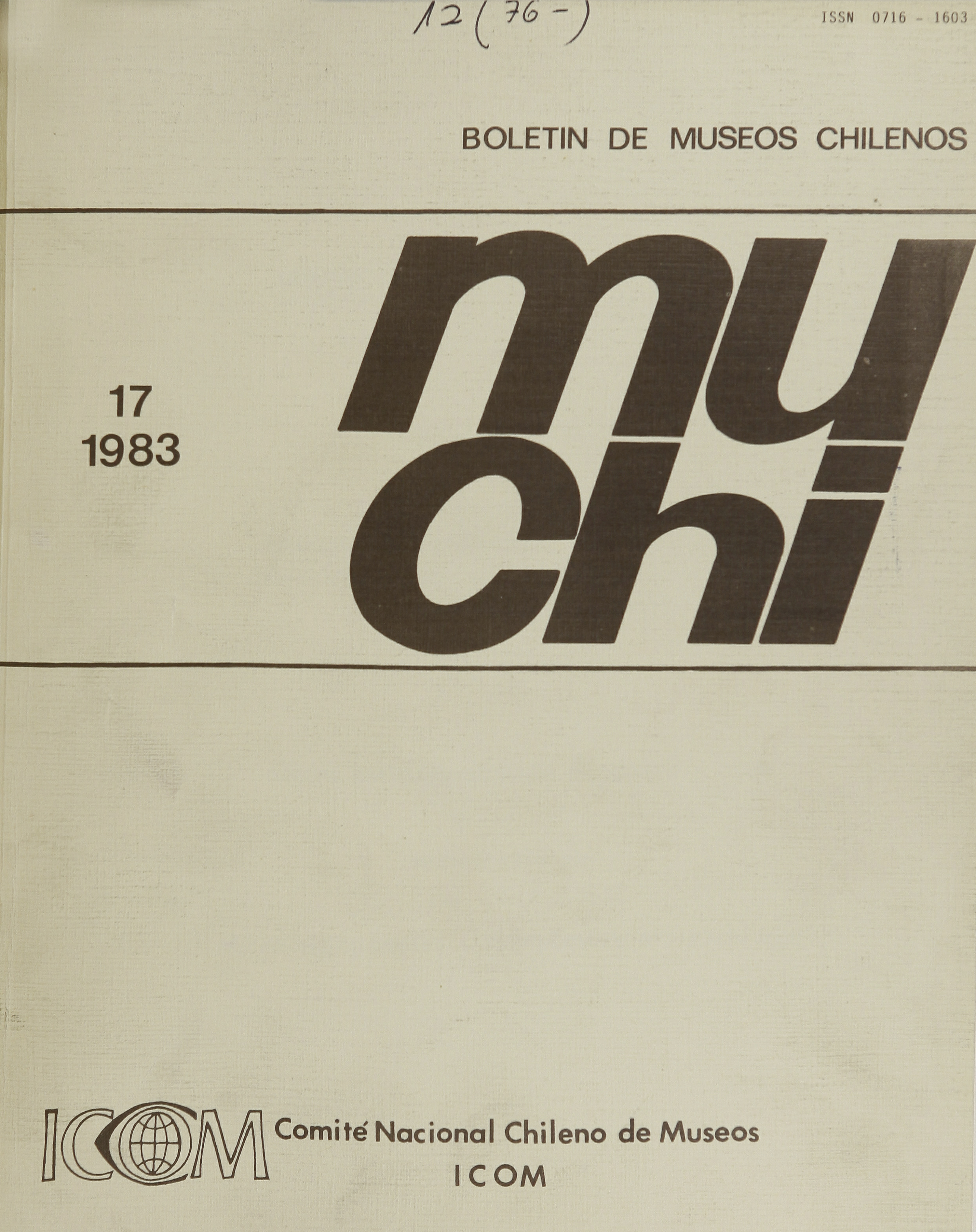 Actas de las IV Jornadas Museológicas Chilenas, 6-10 de diciembre de 1983, Antofagasta