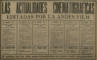 Las Actualidades cinematográficas editadas por la Andes Film