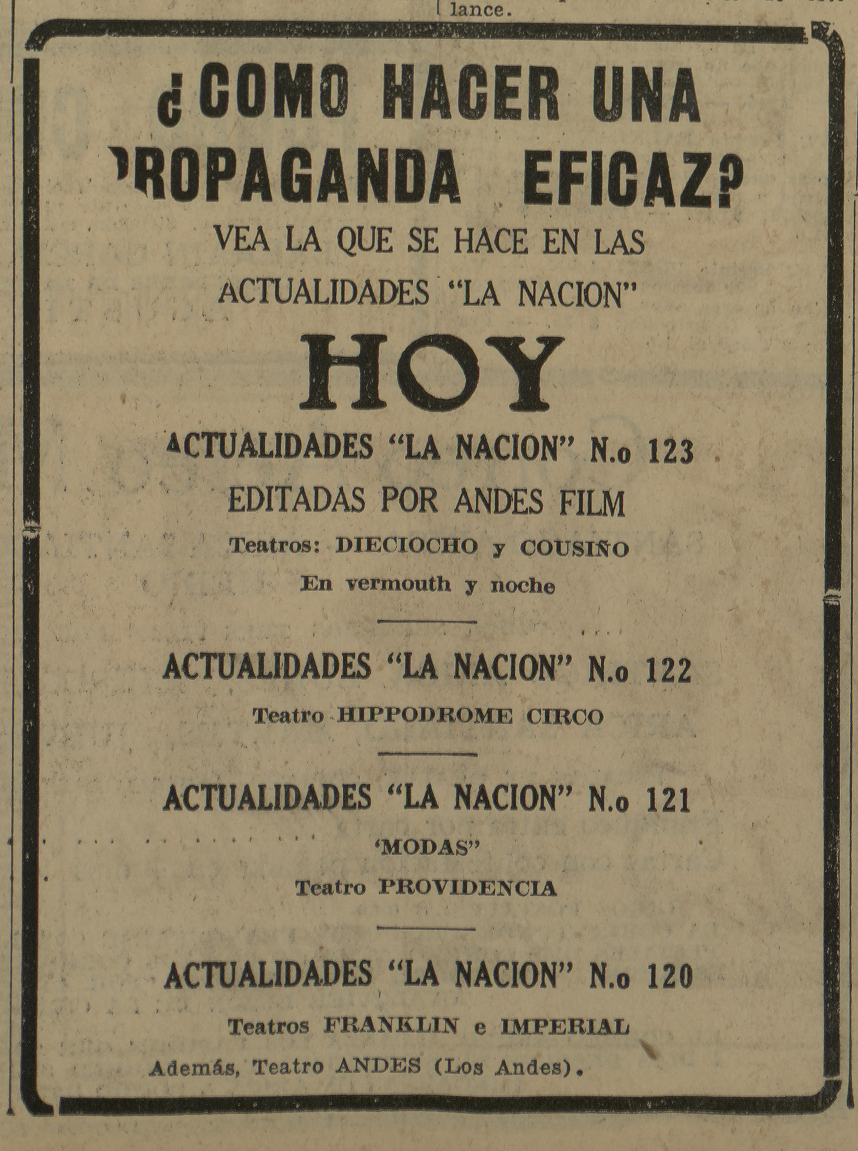 ¿Cómo hacer una propaganda eficaz?