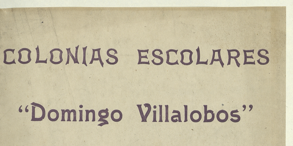 Cincuentenario de la Sociedad Colonias Escolares y Recreatorios Domingo Villalobos, La Sociedad, Santiago de Chile, 1954.