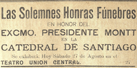 Las solemnes honras fúnebres