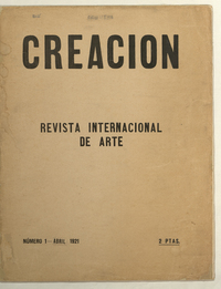 Creación. Revista internacional de arte