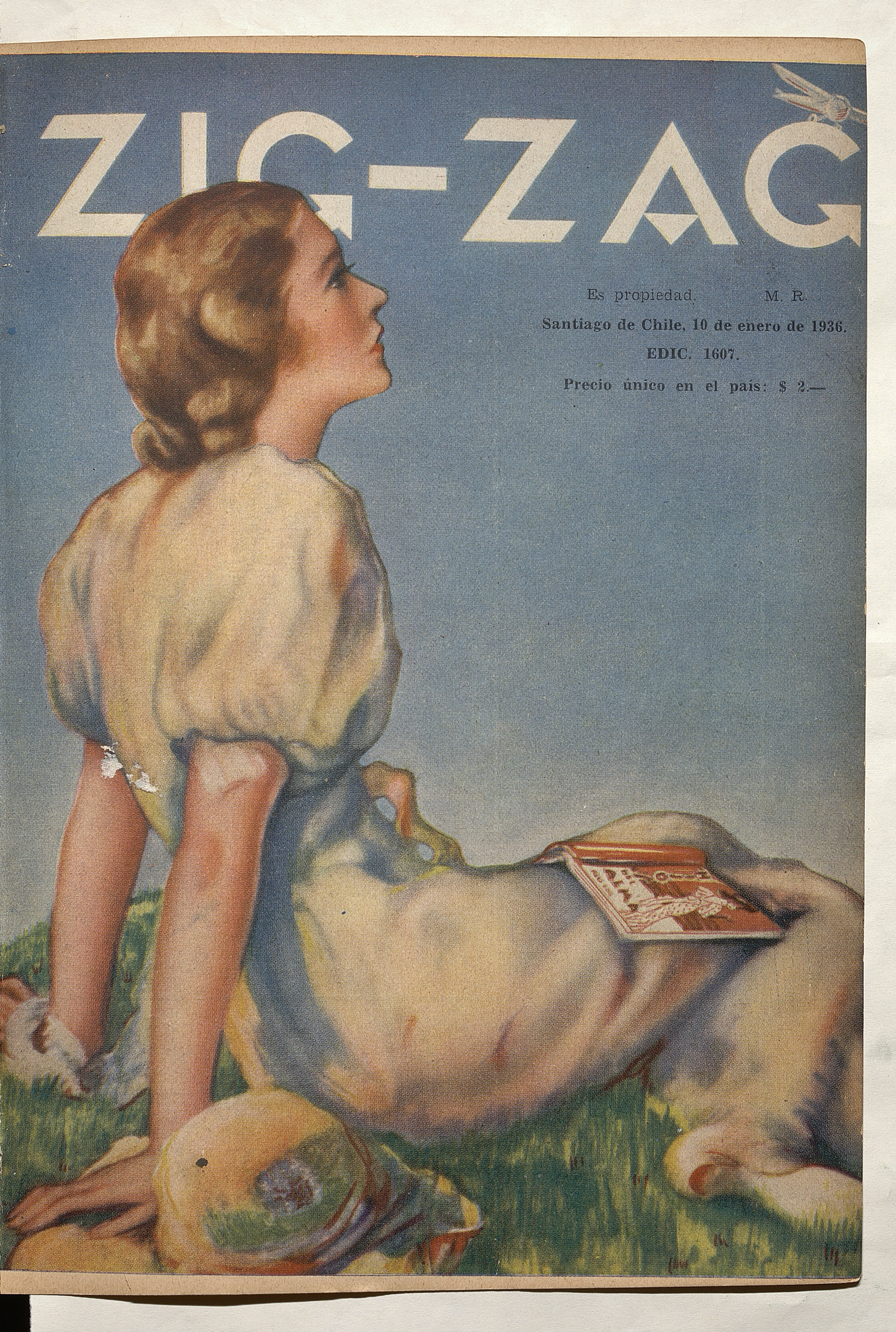 Portada de Zig-Zag Nº 1607, 10 de enero de 1936