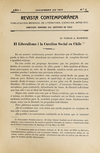 Revista contemporánea: año 1, número 2, diciembre de 1910