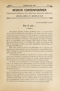 Revista contemporánea: año 1, número 3, enero de 1911