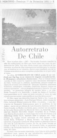 Autorretrato de Chile