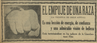 El empuje de una raza (1922)