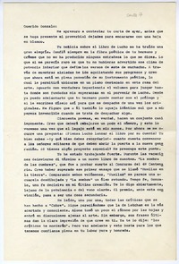 [Carta] [1940?], Rancagüa, Chile [a] Gonzalo Drago  [manuscrito] Oscar Castro.