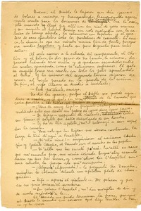 [Bueno al diablo le bajaron un día ganas de botarse a minero...]  [manuscrito] [Oscar Castro].