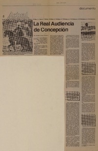 La Real Audiencia de Concepción  [artículo] Fernando Campos Harriet.