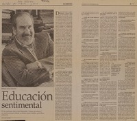 Educación sentimental (entrevista)  [artículo] María Teresa Cárdenas.