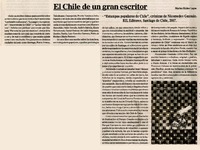 El Chile de un gran escritor  [artículo] Marino Muñoz Lagos.