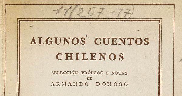 Algunos cuentos chilenos