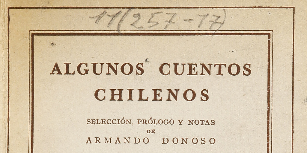 Algunos cuentos chilenos