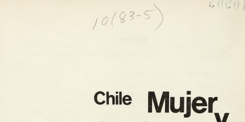 "La mujer y los estudios universitarios en Chile: 1957-1974"