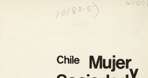 "Aspectos sociológicos y demográficos de la familia en Chile"