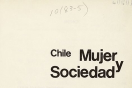 "Aspectos sociológicos y demográficos de la familia en Chile"