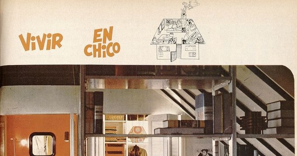 Pie de Foto: Decoración para casas pequeñas, Paula, 1968.