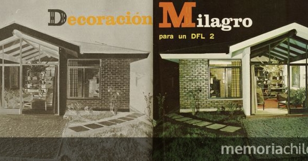 Decoración para casas DFL 2, Paula, 1968