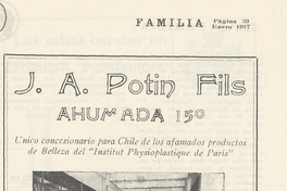  "J. A. Potin Fils: Salón y concesionario de productos de belleza"