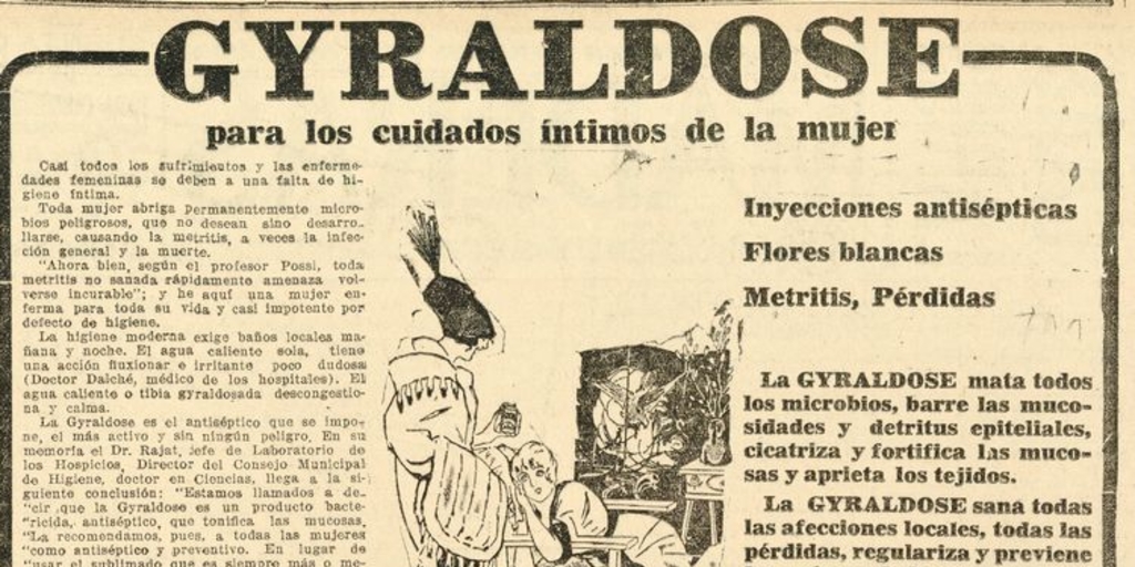 Para los cuidados internos de la mujer, 1915