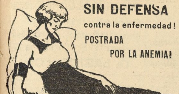 Postradas por la anemia, 1915