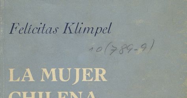 "La mujer en la acción cultural y social" (Cap. VIII)