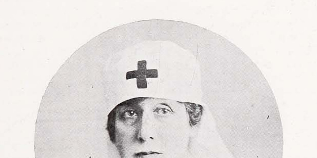 Pie de foto: Sofía Eastman de Huneeus, segunda presidenta de la Cruz Roja, 1918-1921.