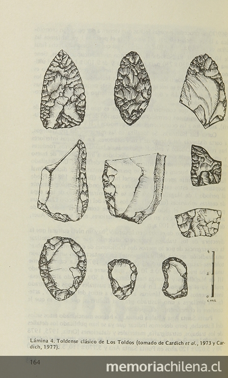 Artefactos del Toldense clásico de Los Toldos.Orígenes de la comunidad primitiva en Patagonia, México, Ediciones Cuicuilco, 1982.