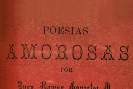 Poesías amorosas: primer tomo