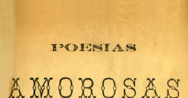 Poesías amorosas: segundo tomo