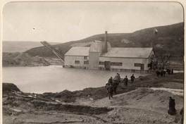 Draga aurífera en Río Oro, Tierra del Fuego, 1907