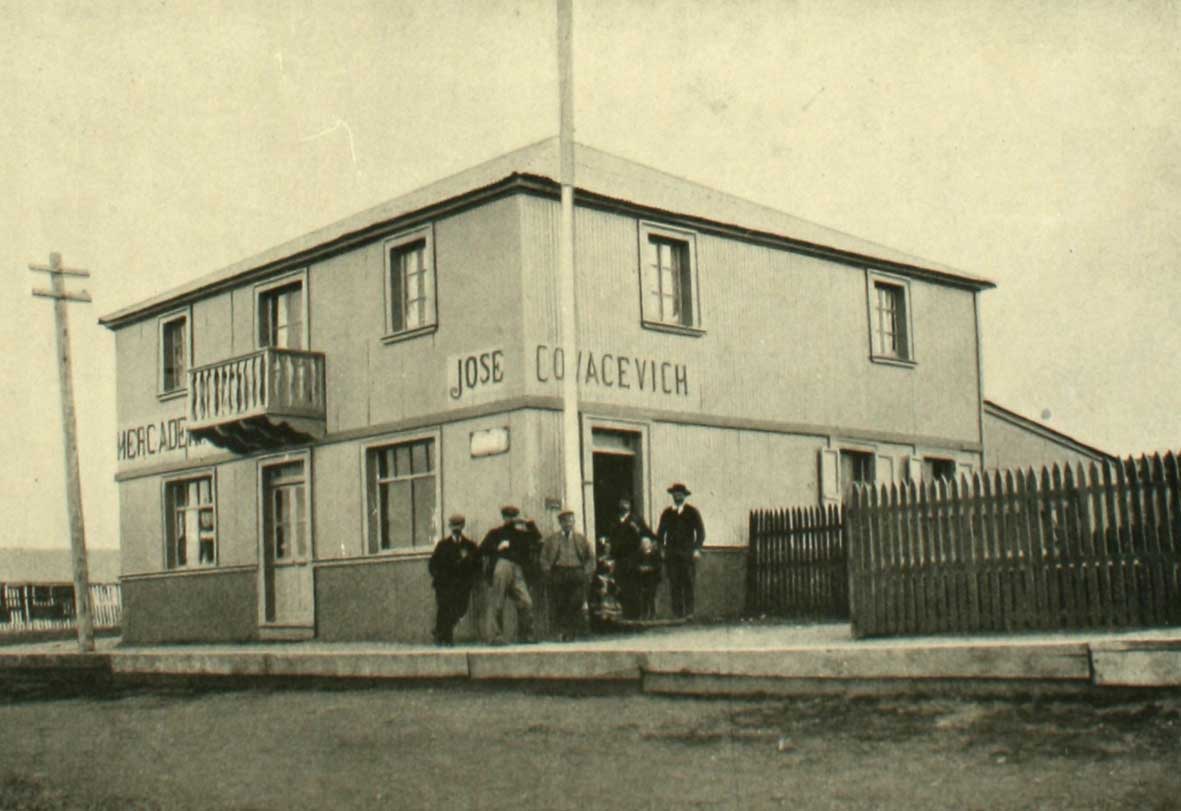 Casa comercial José Cocacevich, Porvenir, Tierra del Fuego, 1906