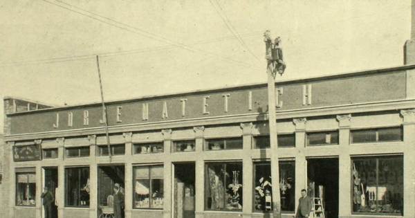 Bazar y mueblería de Jorge Matetich, Punta Arenas, 1906